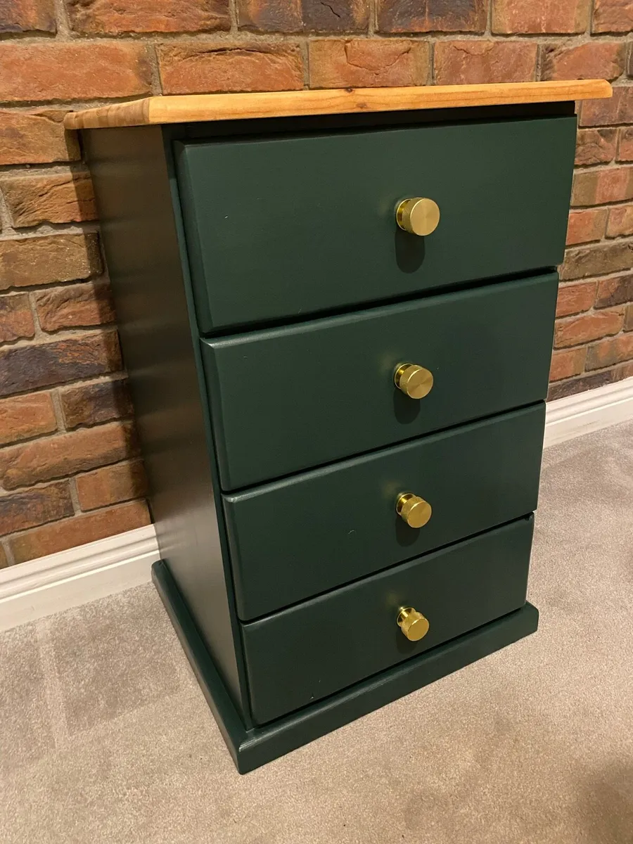Bedside table / locker refurbished solid wood - Image 3
