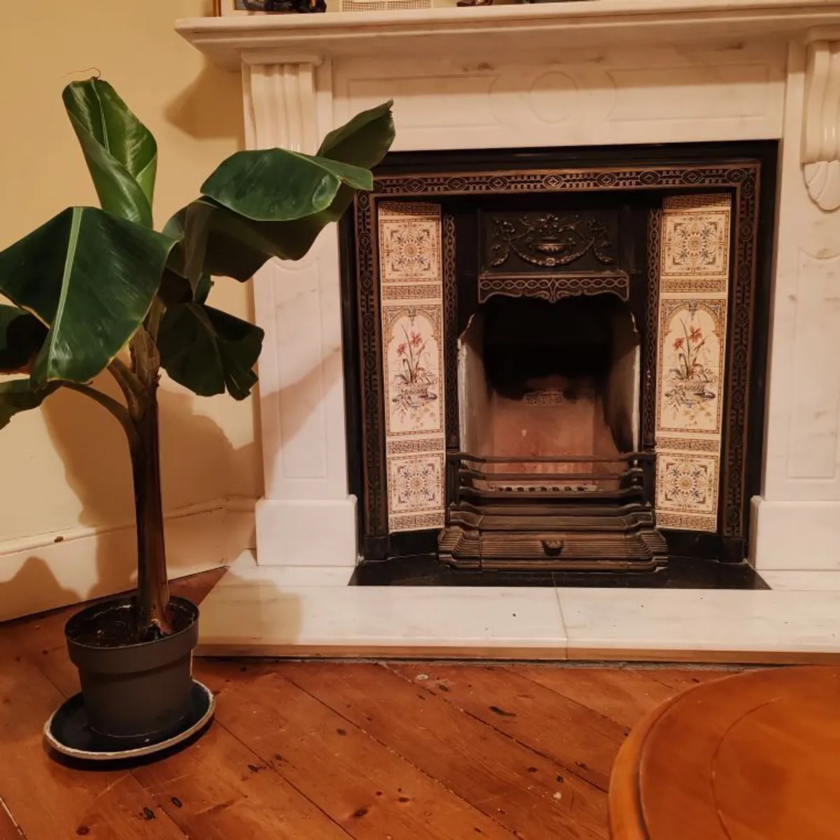 White Marble Fireplace Surround - Image 1