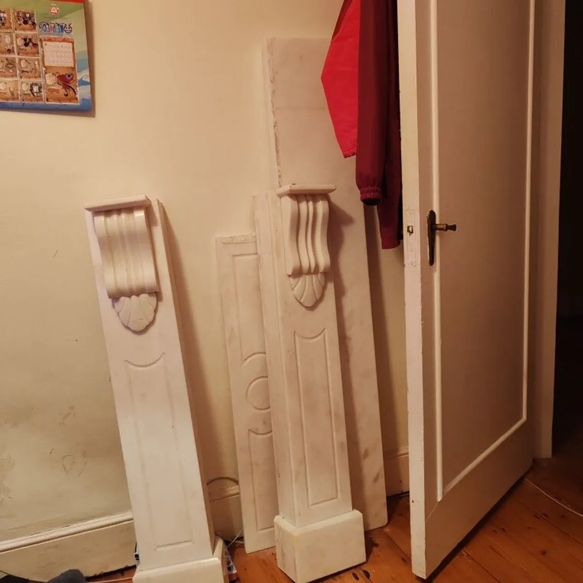 White Marble Fireplace Surround - Image 2