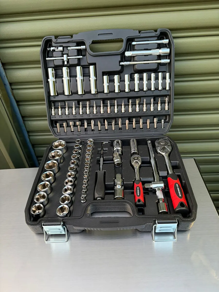 🔧 BRAND NEW 100PC SOCKET SET – 1/2″ & 1/4″ DRIVE - Image 1