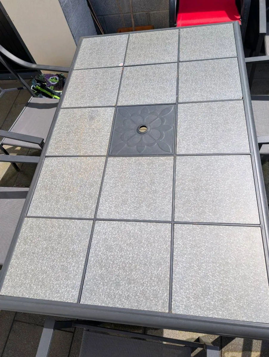 Garsen Table & Chairs - Monte Carlo 7 Piece Set - Image 2