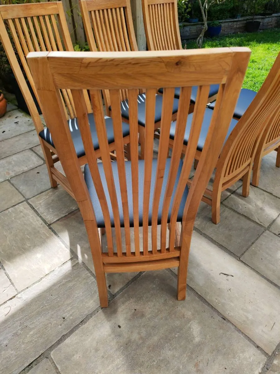 6 kitchen dining chairs - Image 3