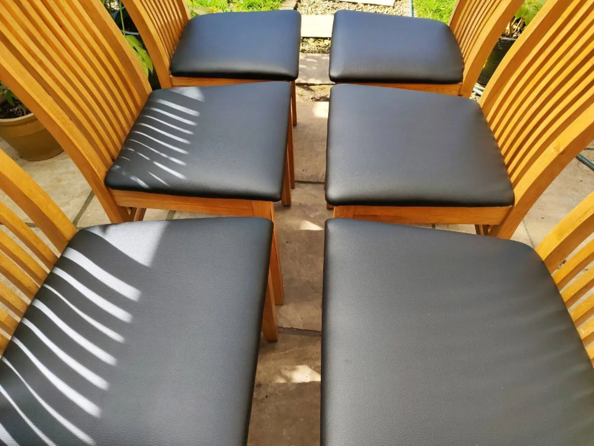 6 kitchen dining chairs - Image 4