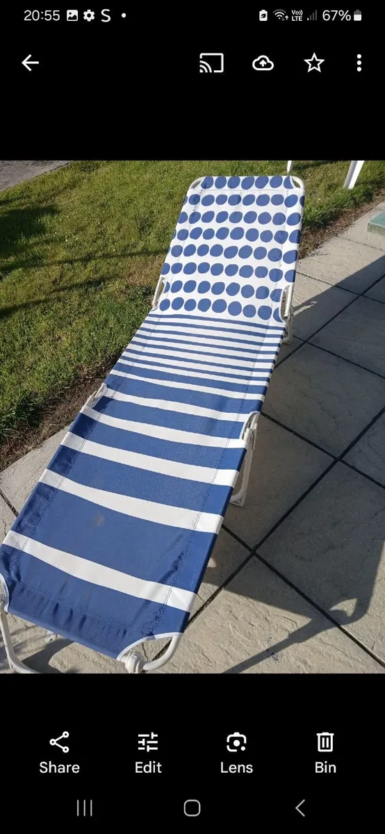 Garden sun lounger from.next - Image 1