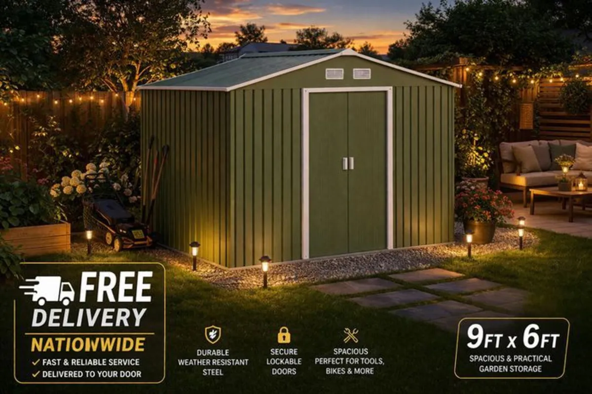 Metal Shed 9 x 6ft - Image 1