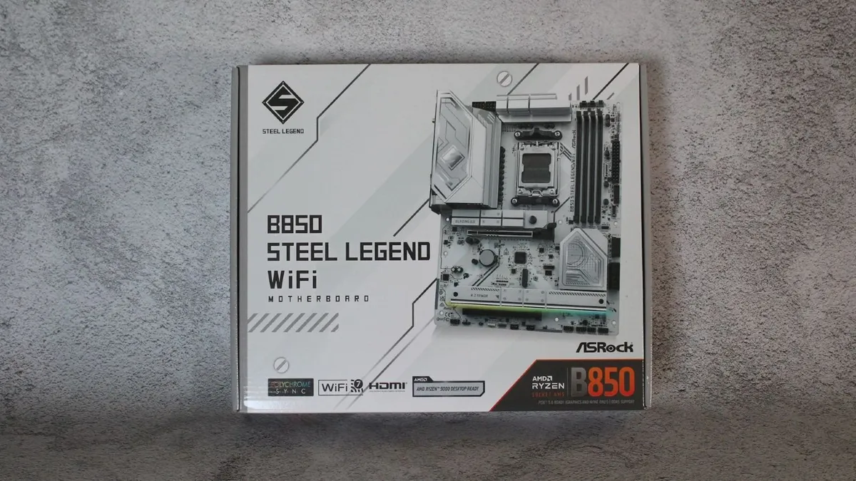 NEW ASRock B850M Steel Legend WiFi Mothorboard - Image 4