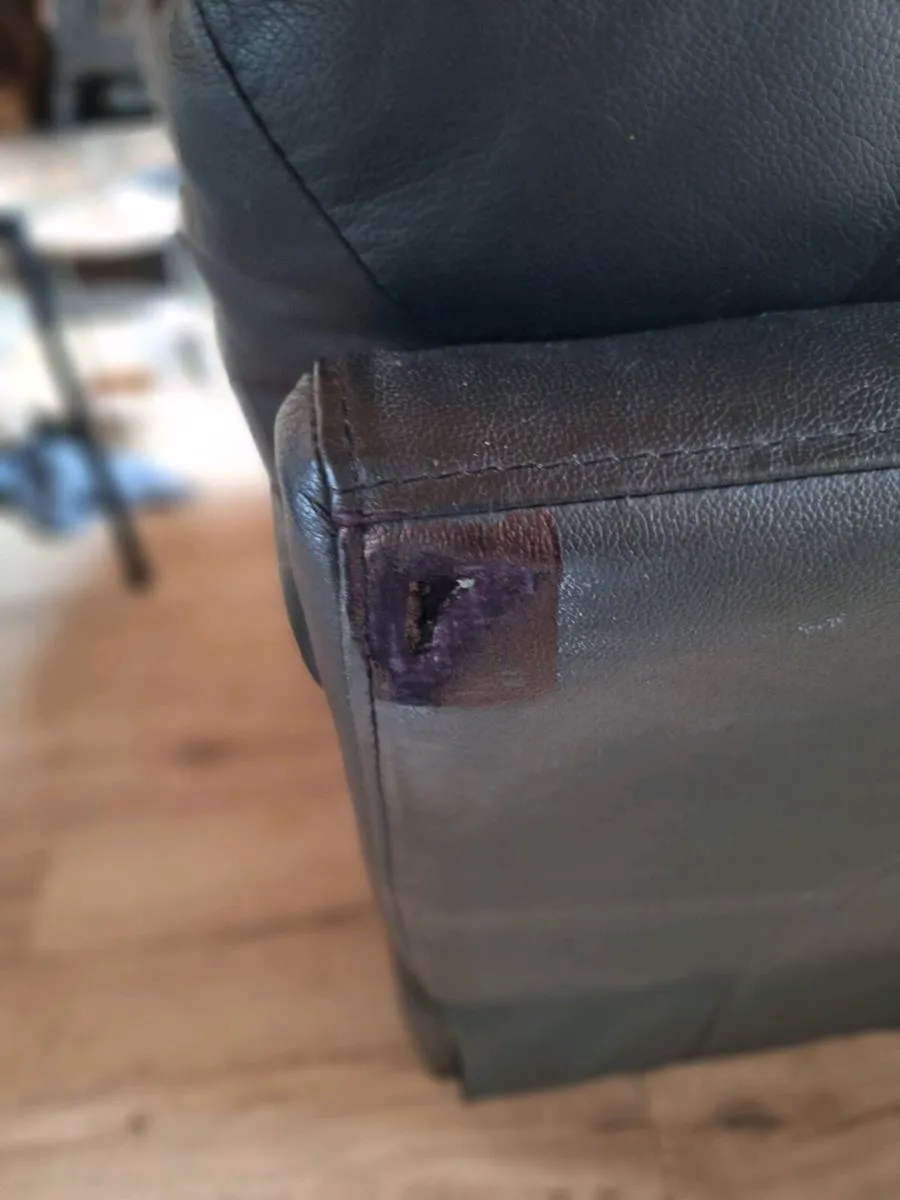 FREE Leather Recliner Chair- Black - Image 4