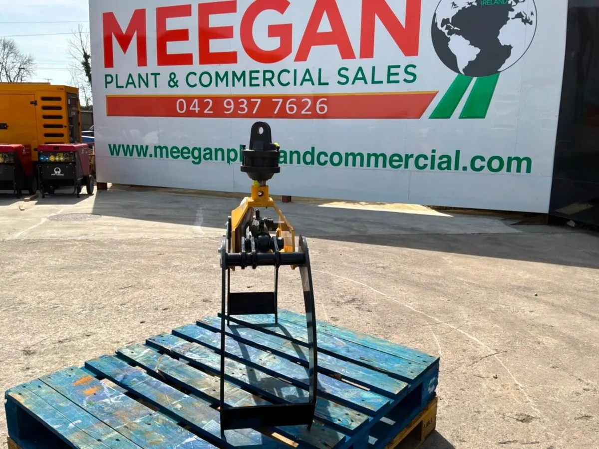 TIMBER  MINI DIGGER LOG GRAB GRAPPLE...2766d. - Image 3