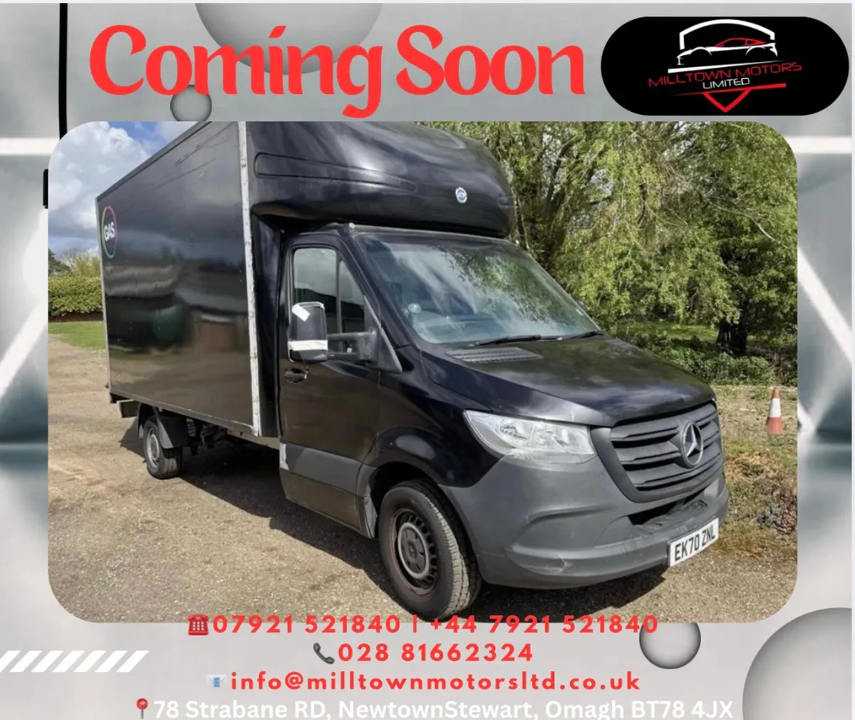 CHOICE OF 2  2020Mercedes-Benz Sprinters 314 CDI - Image 1