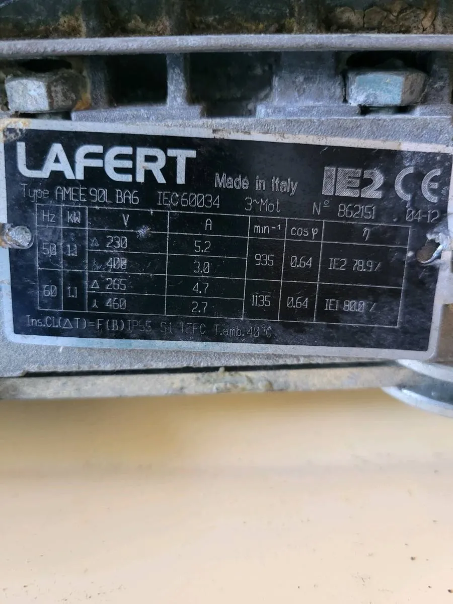 Carpigiani LAFERT Beater Motor AMEE 90LBA6 - Image 3