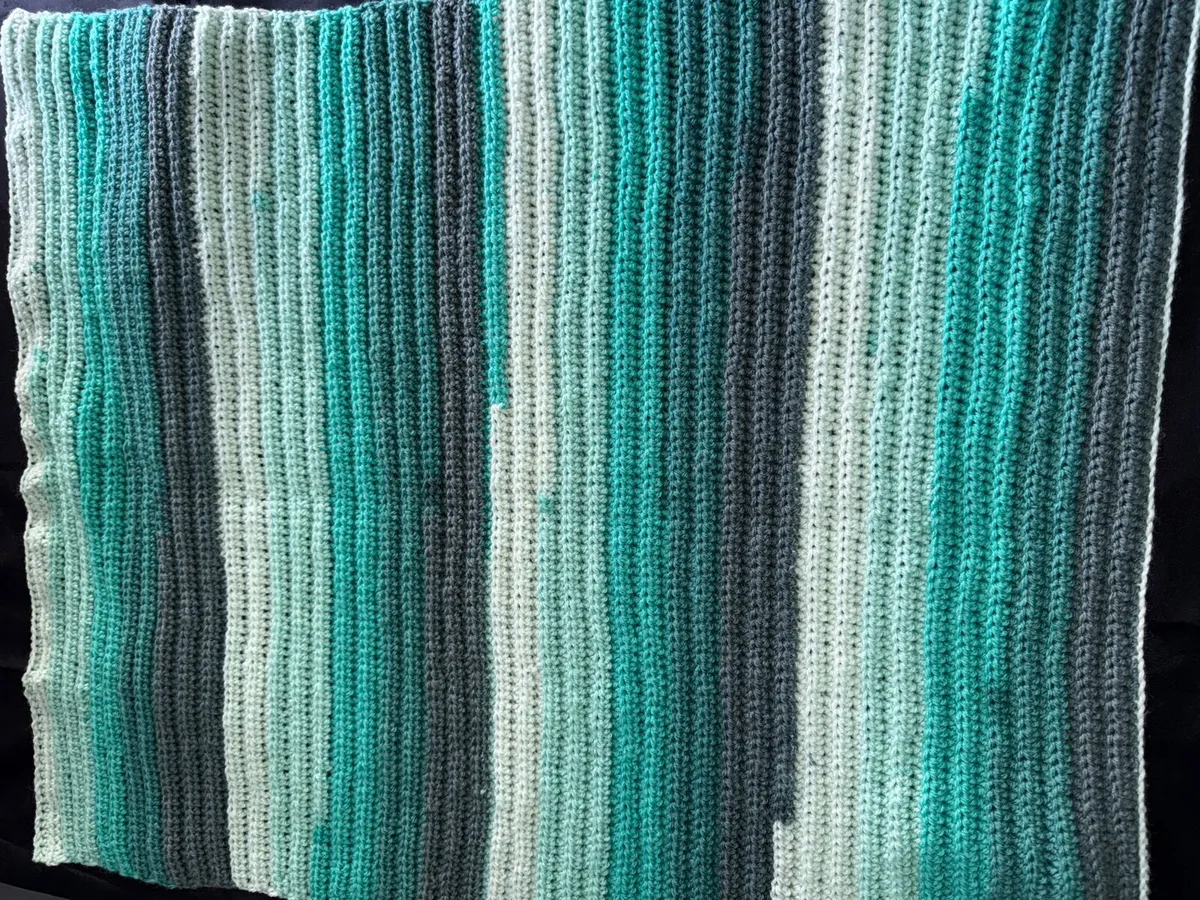 Custom Handmade Crochet Blanket - Image 2