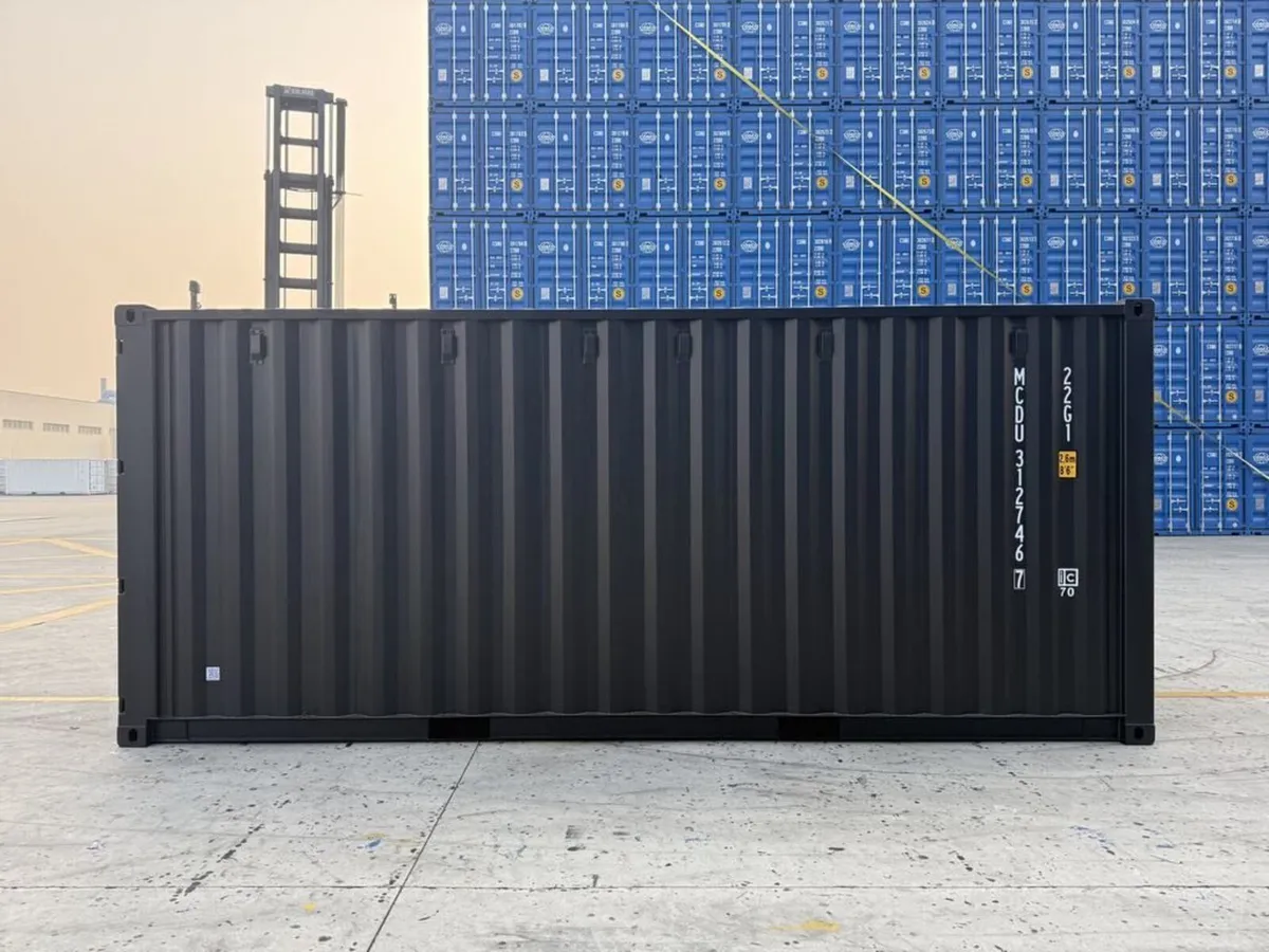 NEW BLACK 20FT Shipping Containers - Image 4