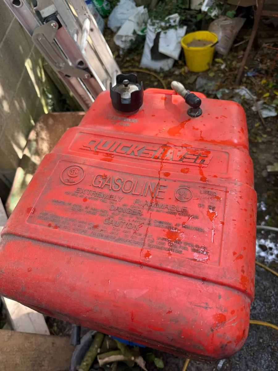 Yamaha 50 HP Outboard 2 Stroke Controls & Tank - Image 4