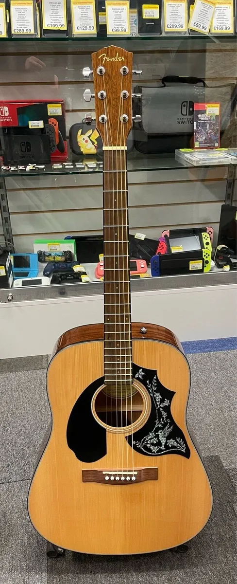 Fender Left Handed Acoustic Guitar - Image 1