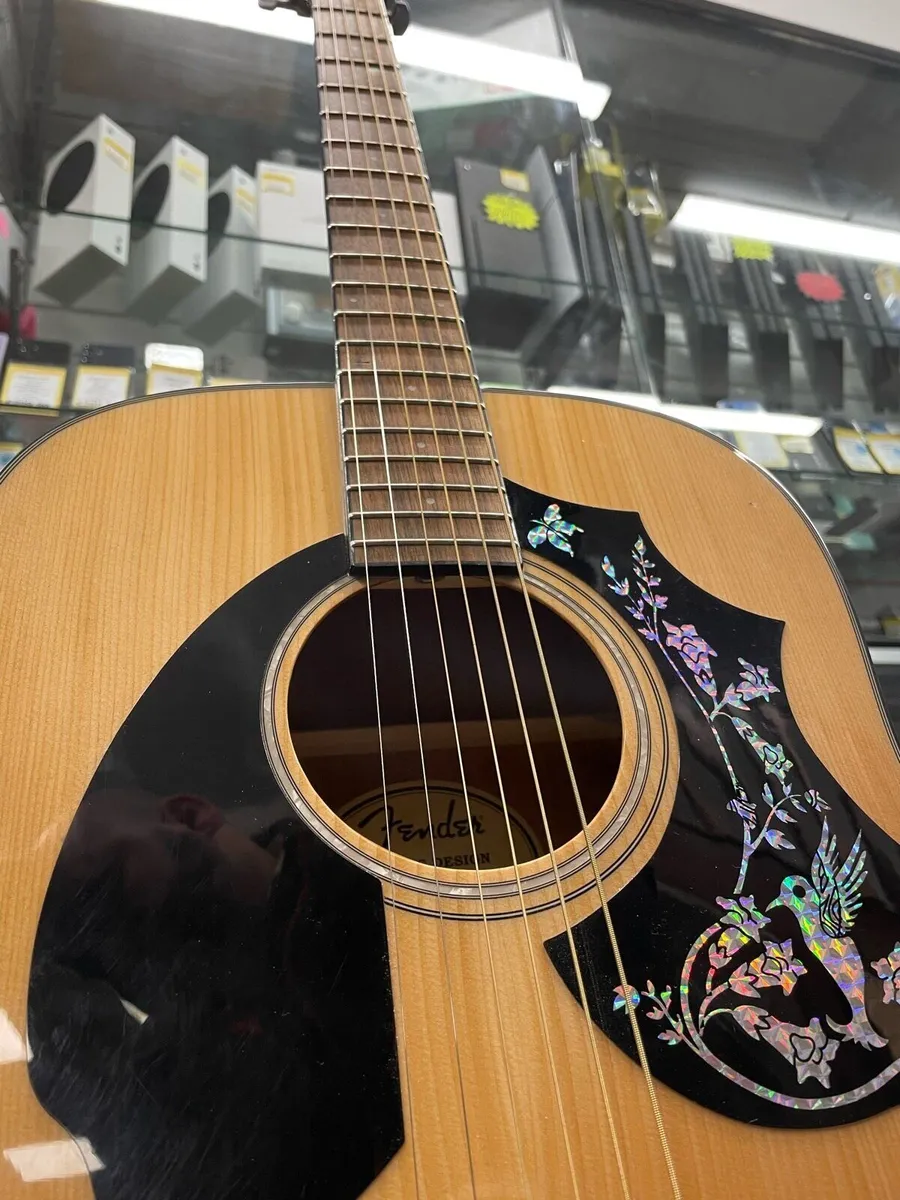 Fender Left Handed Acoustic Guitar - Image 4