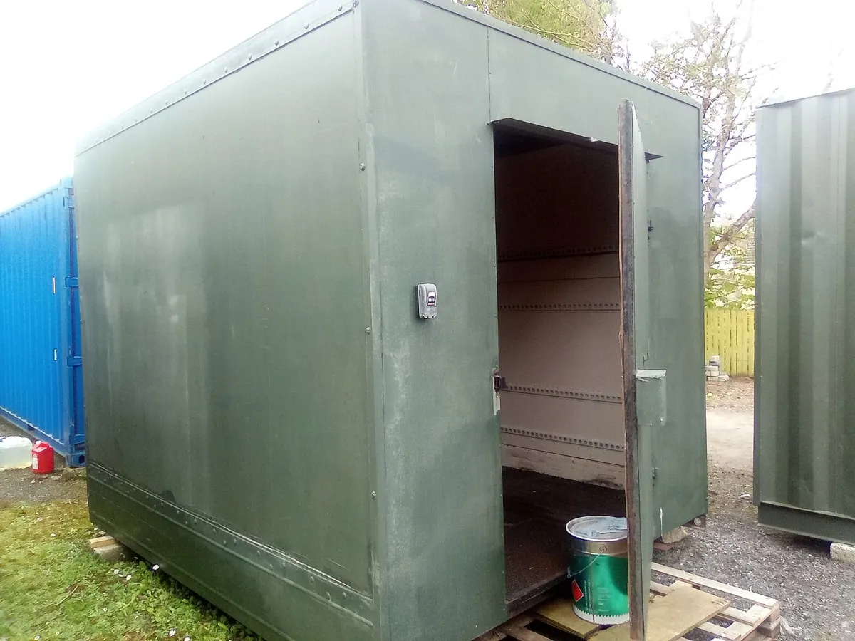 10ft x 8ft container cube -shed workshop storage - Image 1