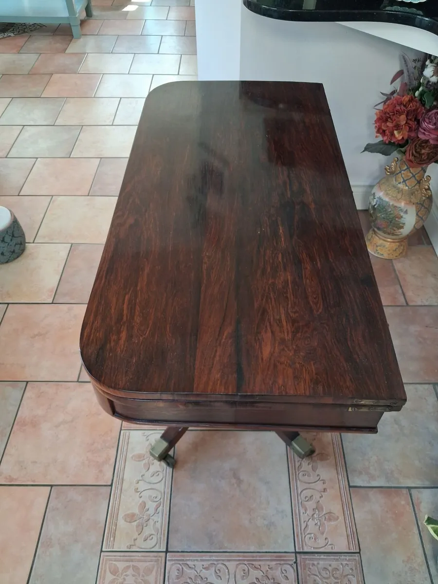 Antique card table - Image 2