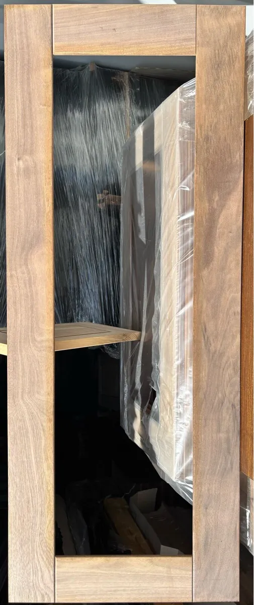 Solid Walnut Shaker kitchen cabinet doors - Image 2