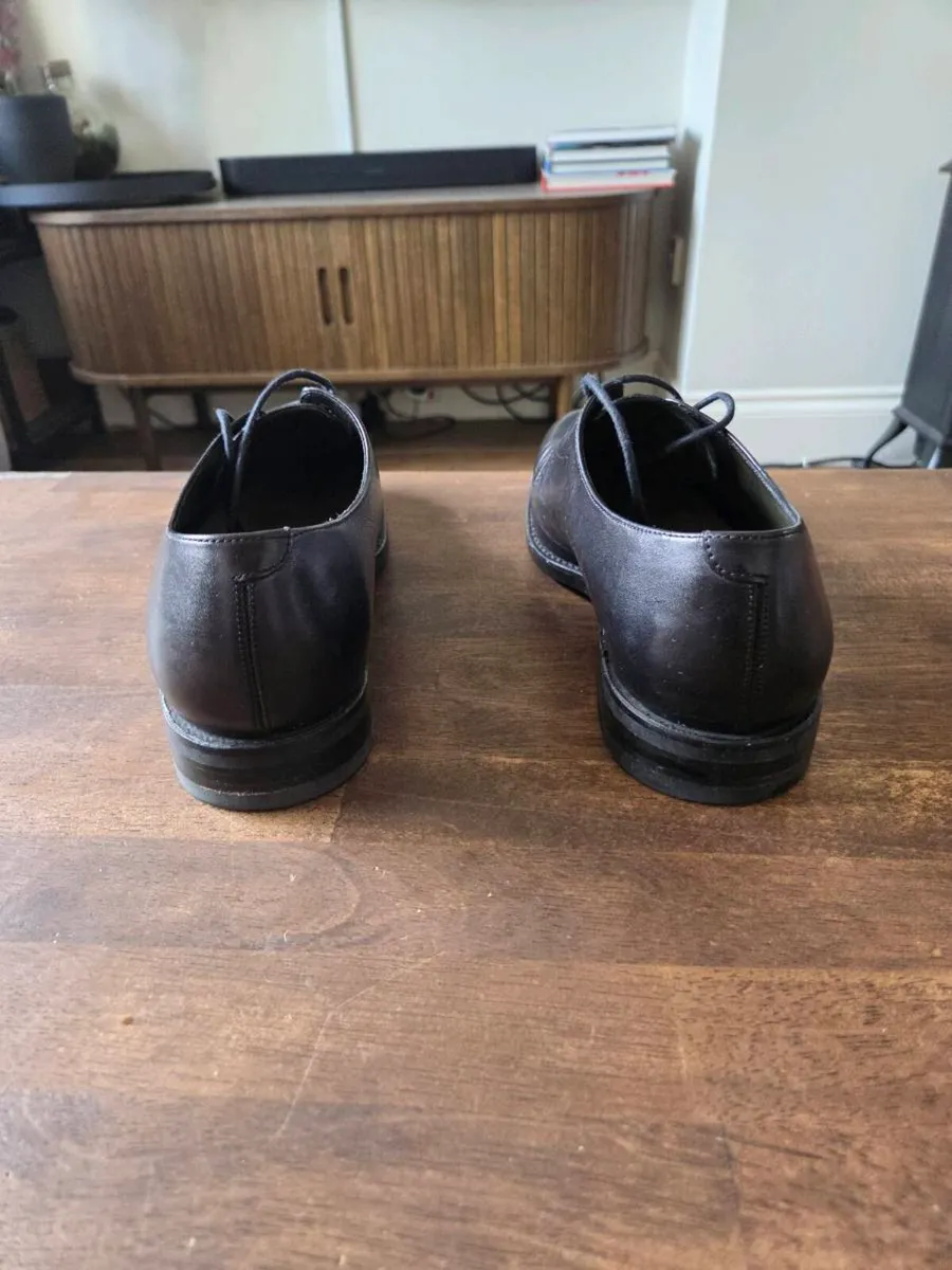 Loakes Black Mens Black Oxford 8.5 UK Shoes - Image 4
