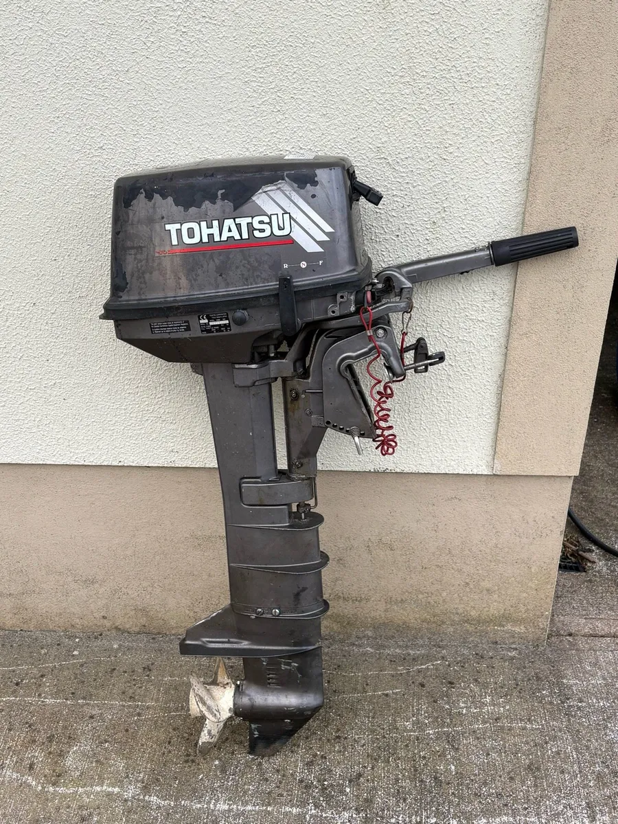 Tohatsu 8hp longshaft outboard - Image 2