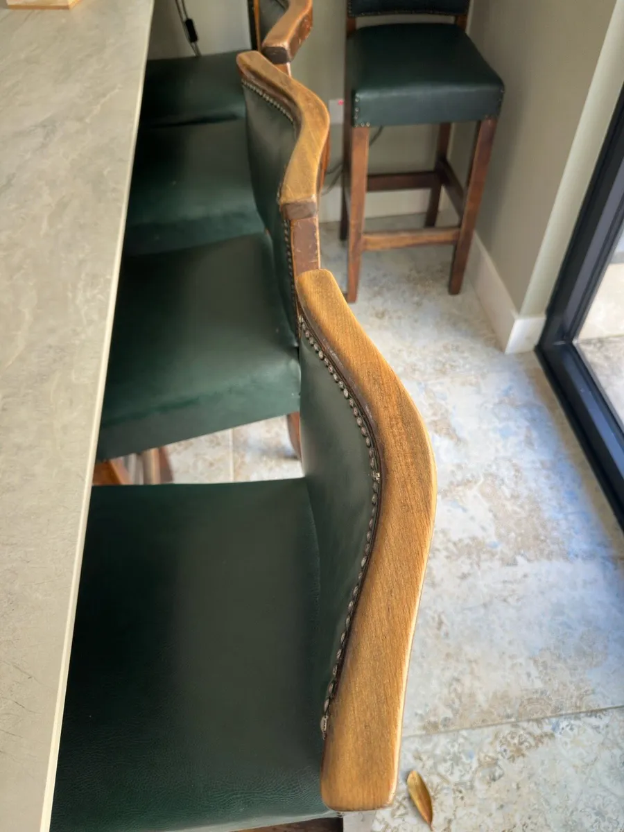 Authentic Old Irish Bar Stools - Image 3