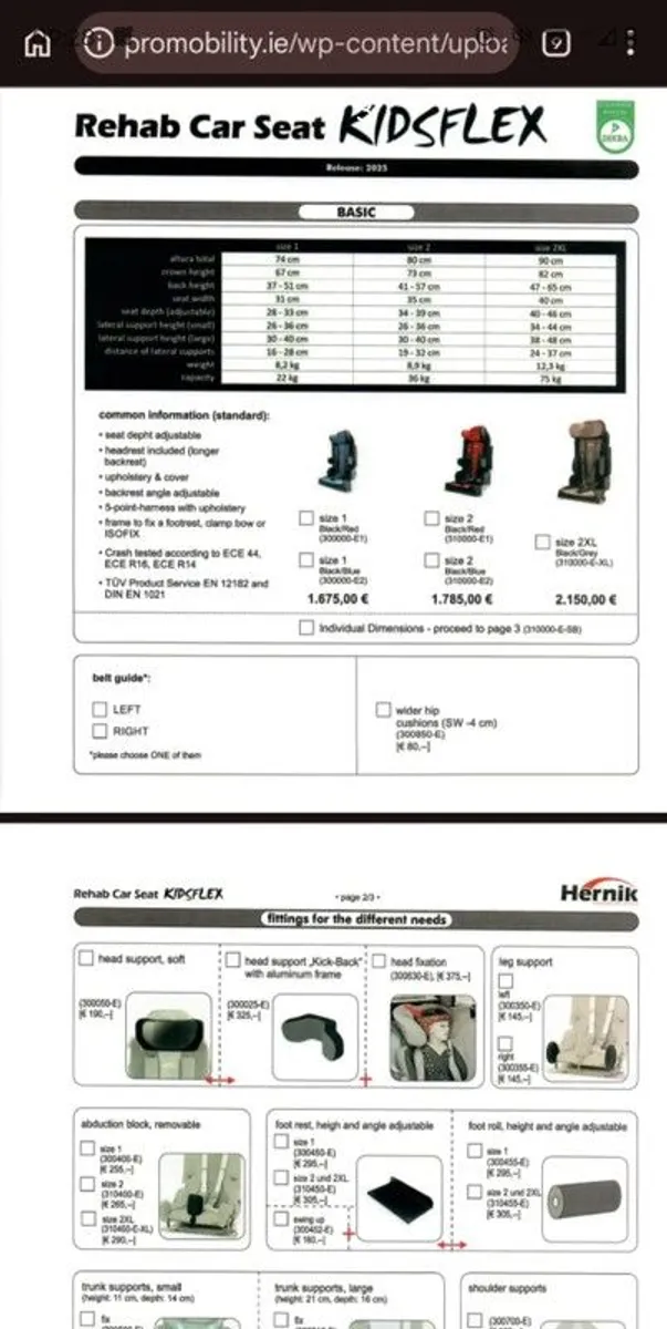 Big kid special needs car seat - Image 3