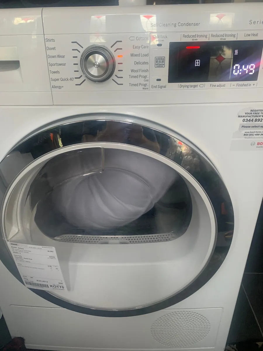 Bosch Series 8 Condenser dryer 9kg - Image 2