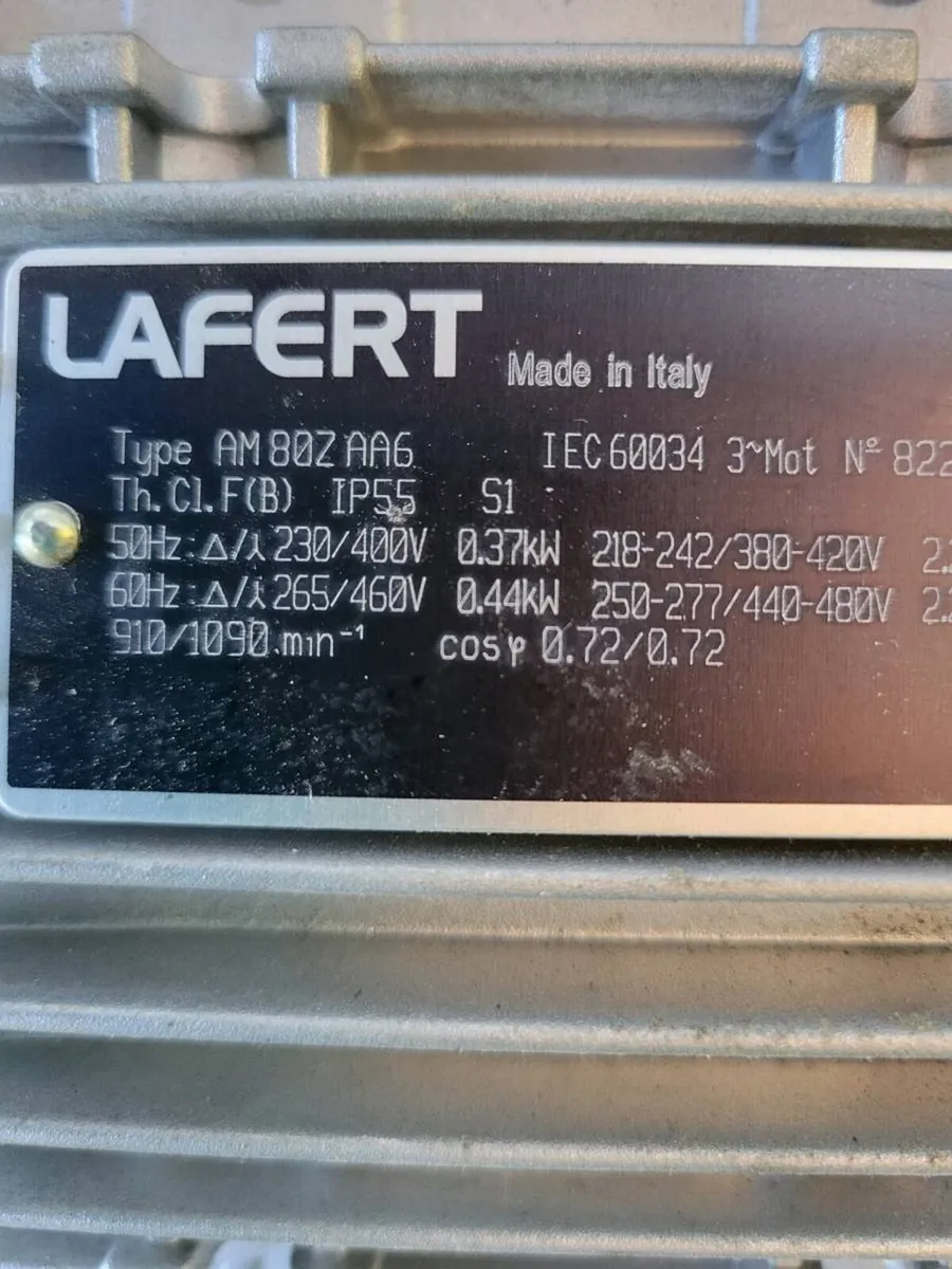 Carpigiani LAFERT Beater Motor AM80ZAA6 - Image 3