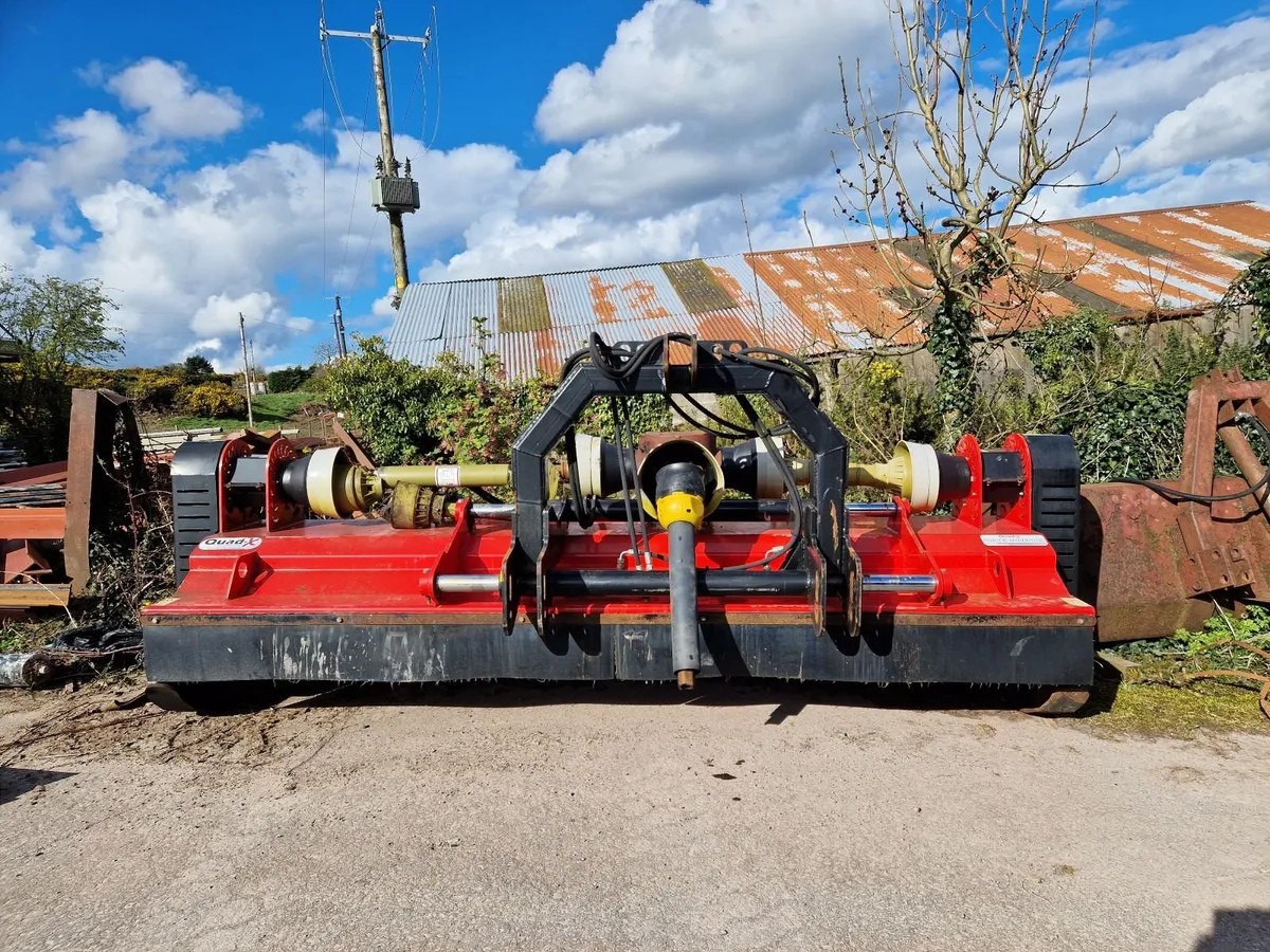 Mulcher for hire. Powerwasher silage trailer quad - Image 1