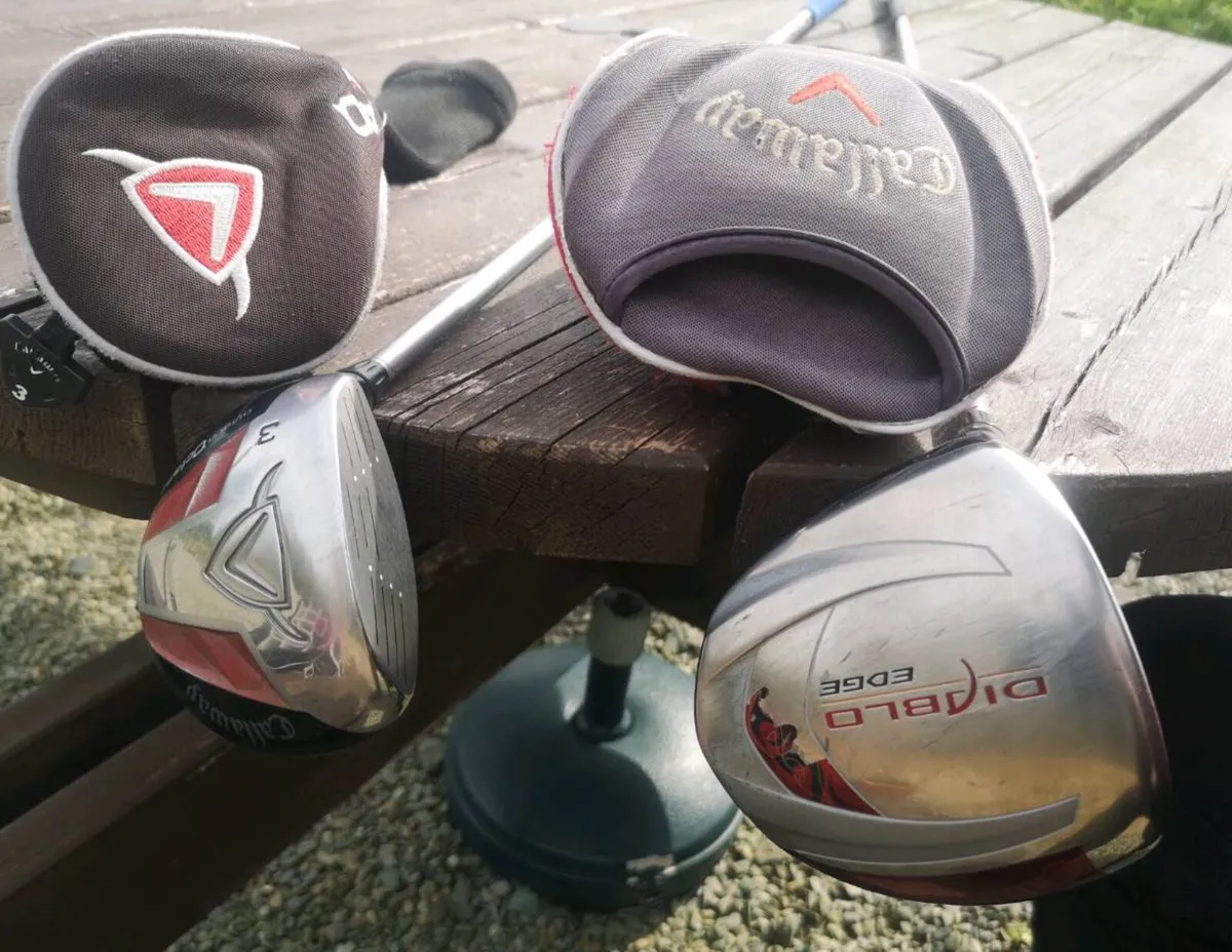 Left Ladies Callaway Diablo driver & 3 wood - Image 1