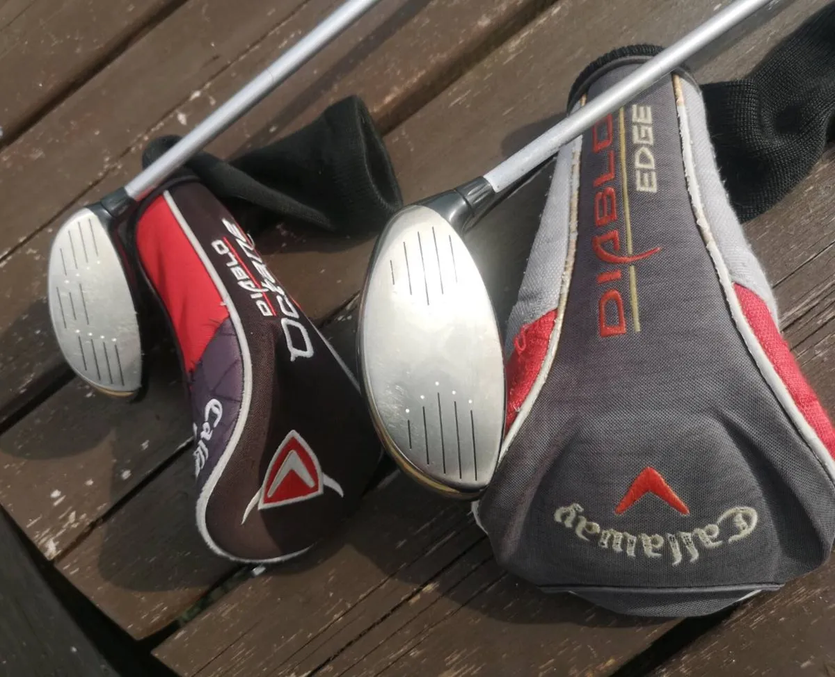 Left Ladies Callaway Diablo driver & 3 wood - Image 2