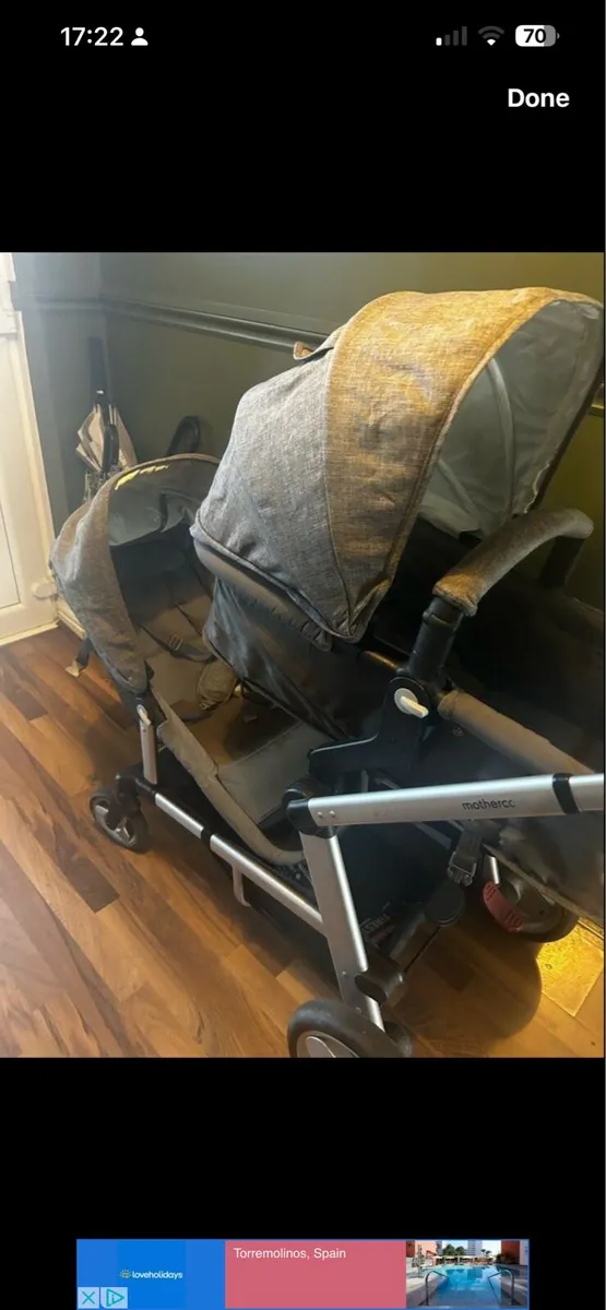 Mothercare twin buggy - Genie - Image 4