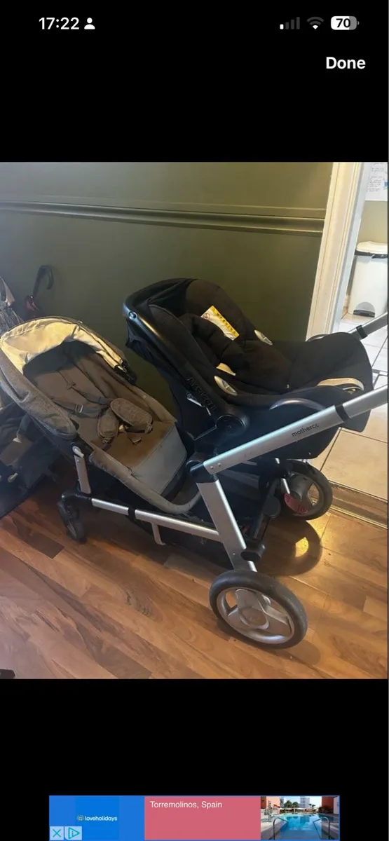 Mothercare twin buggy - Genie - Image 3