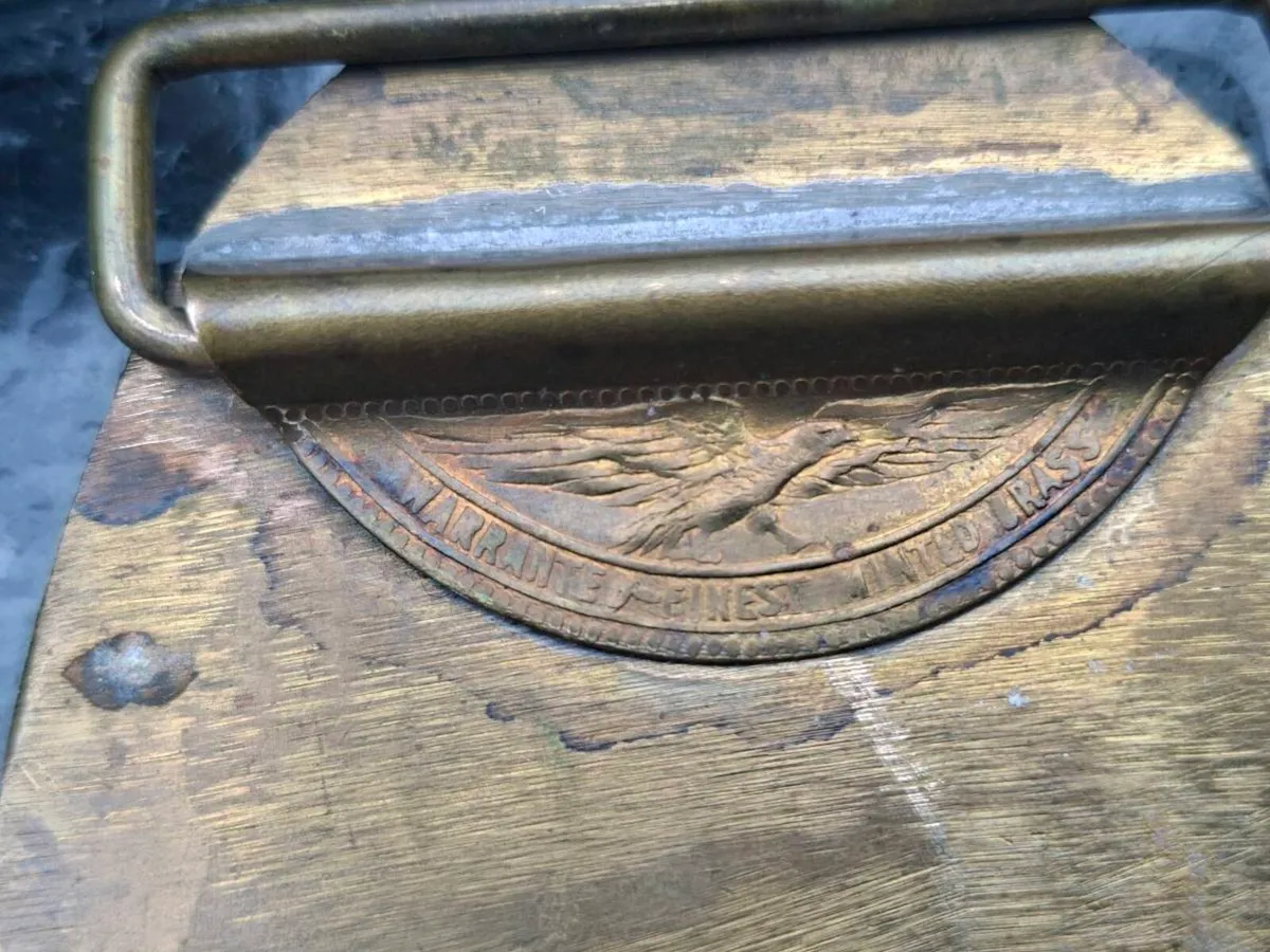 Vintage BUDWEISER Brass Belt Buckle - Image 3