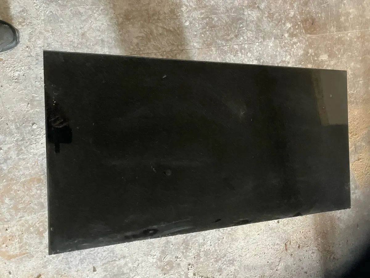 New Black Marble Hearth. - Image 1
