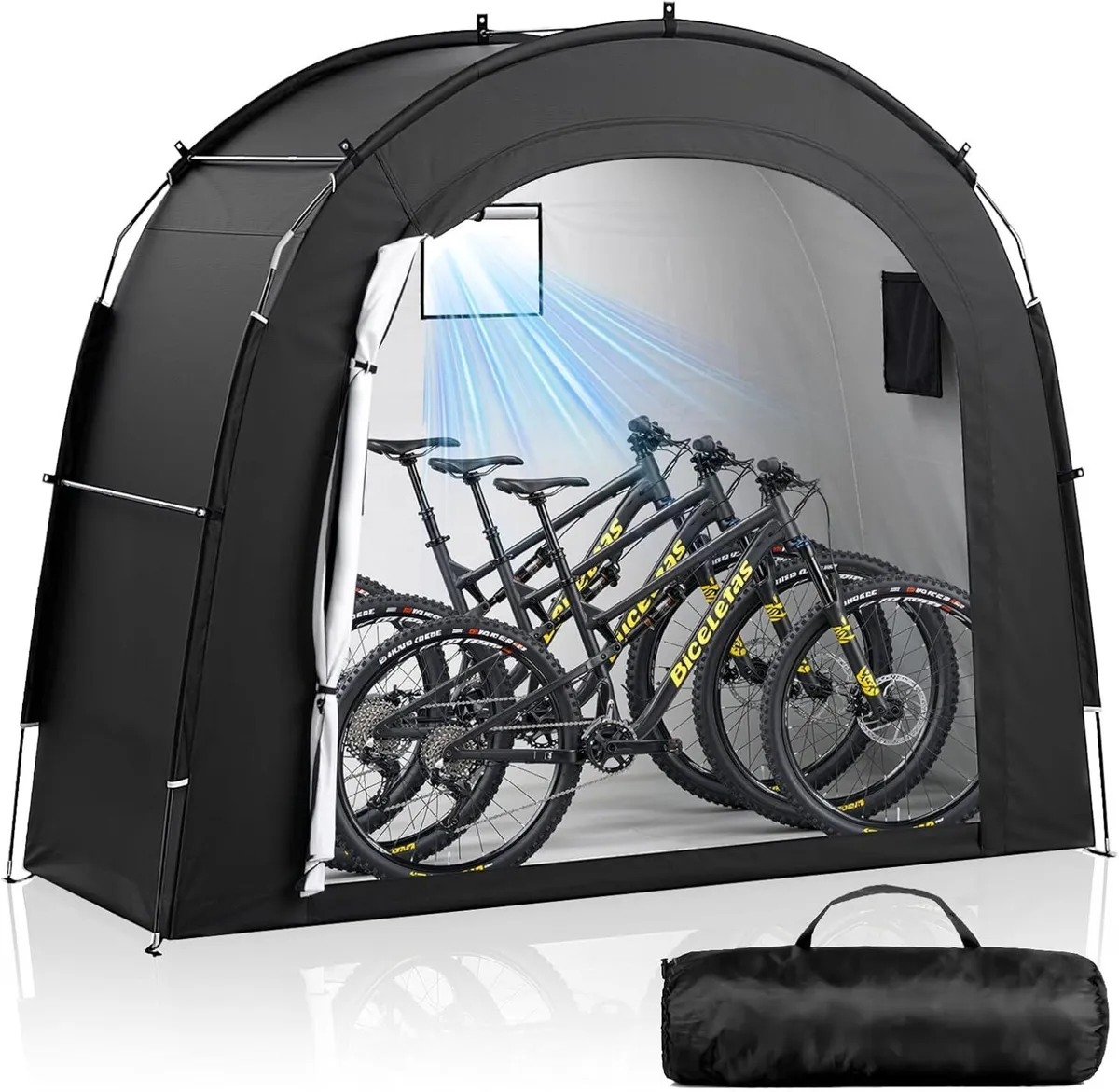 Bike Storage Tent Shed for 3 Bikes Outdoor - Image 1