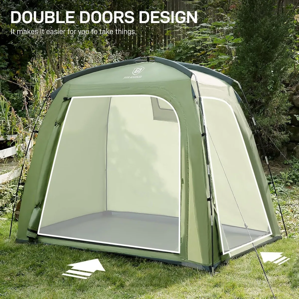 Bike Storage Outdoor 200 x 120 165cm Cover for - Image 4