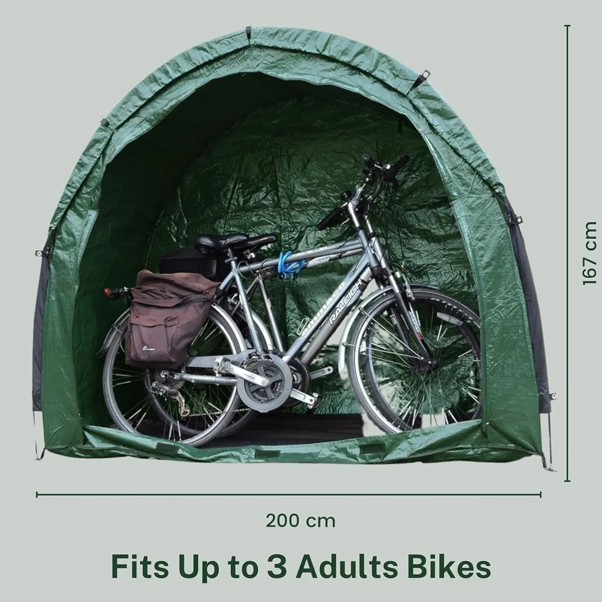 Outdoor Bike Storage and Mobility Scooter Shelter - Image 1