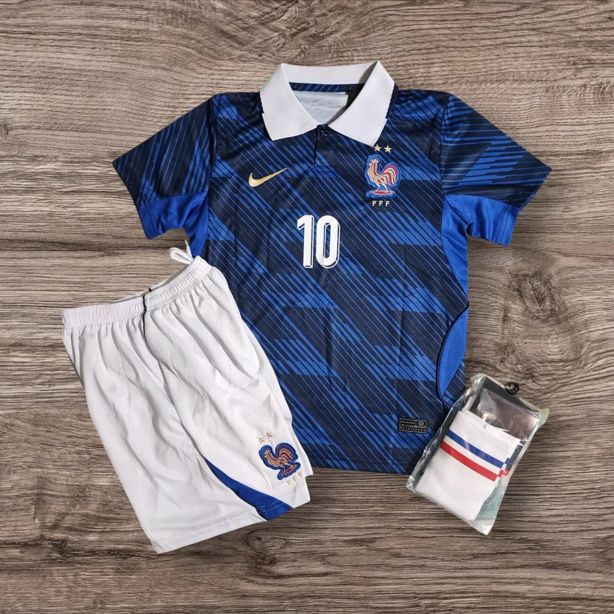 FRANCE 2026 ( MBAPPE 10 ) KIDS FULL KIT , 12/13 YR - Image 2