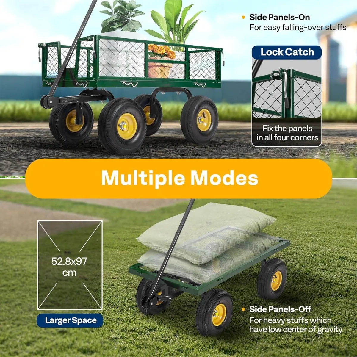 Hand Trolley 400kg Capacity Durable Transport - Image 4