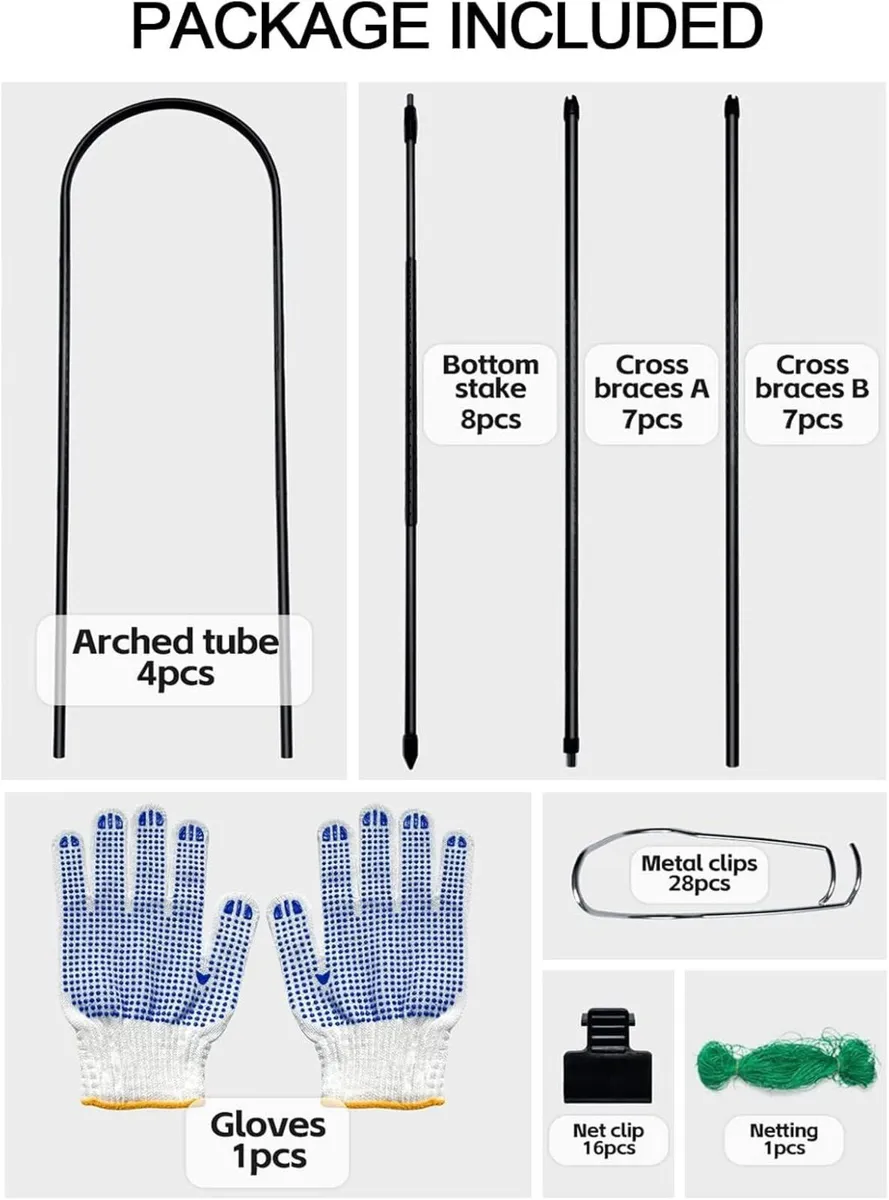 6x6 Feet Garden Trellis for Climbing Plant Large - Image 4
