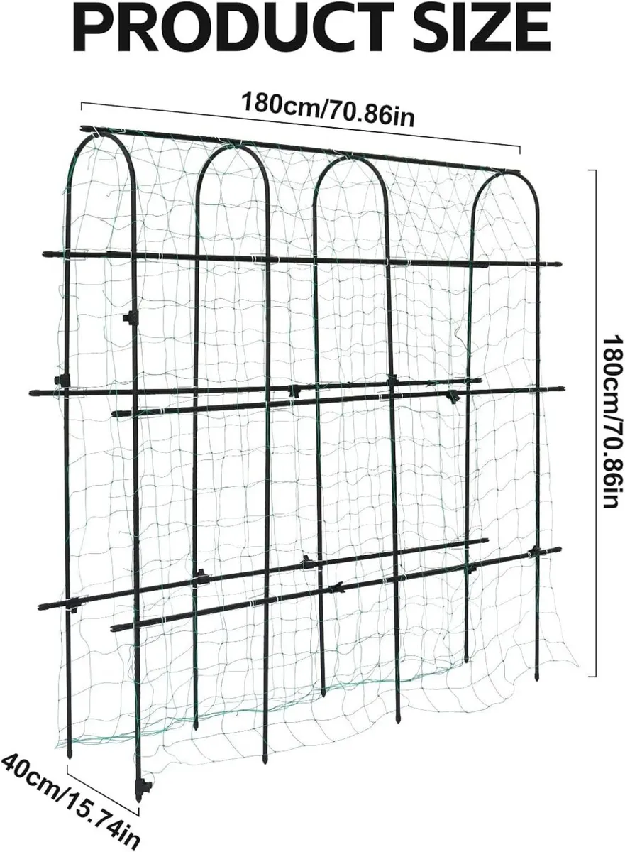 6x6 Feet Garden Trellis for Climbing Plant Large - Image 3