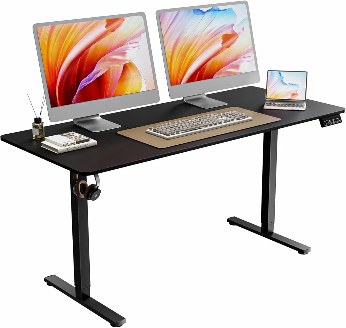 Electric Standing Desk 160x70cm Height Adjustable - Image 1