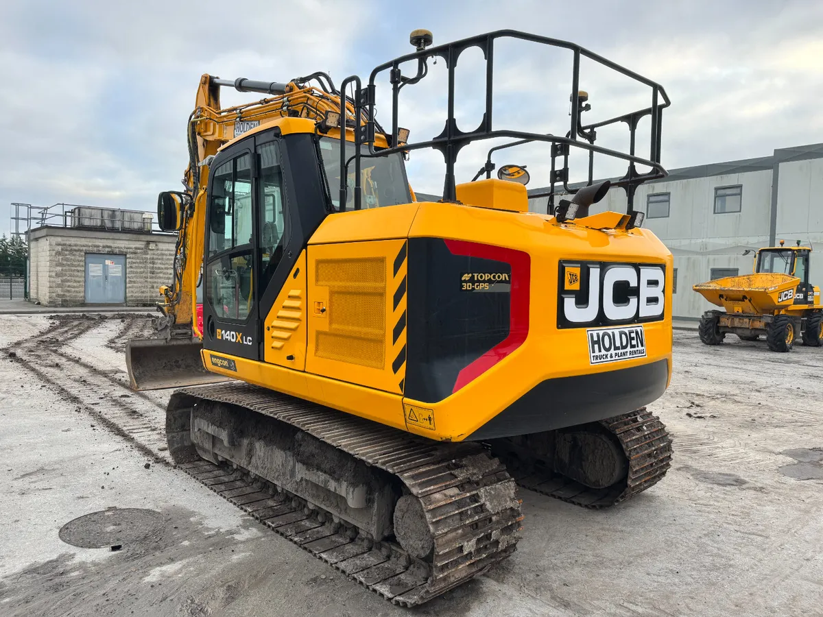 UNRESERVED 2022 JCB 140X TOPCON C/W ENGCON ROTATOR - Image 3