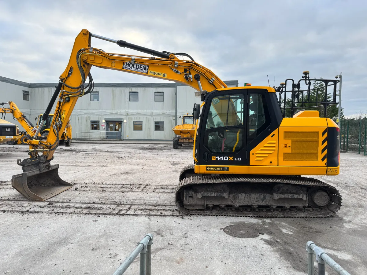 UNRESERVED 2022 JCB 140X TOPCON C/W ENGCON ROTATOR - Image 2