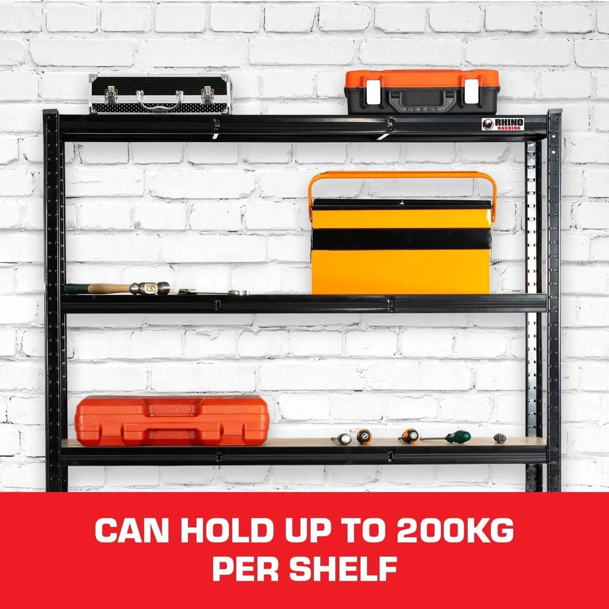 – 5 Tier Heavy Duty Garage Shelving Unit 200kg - Image 3