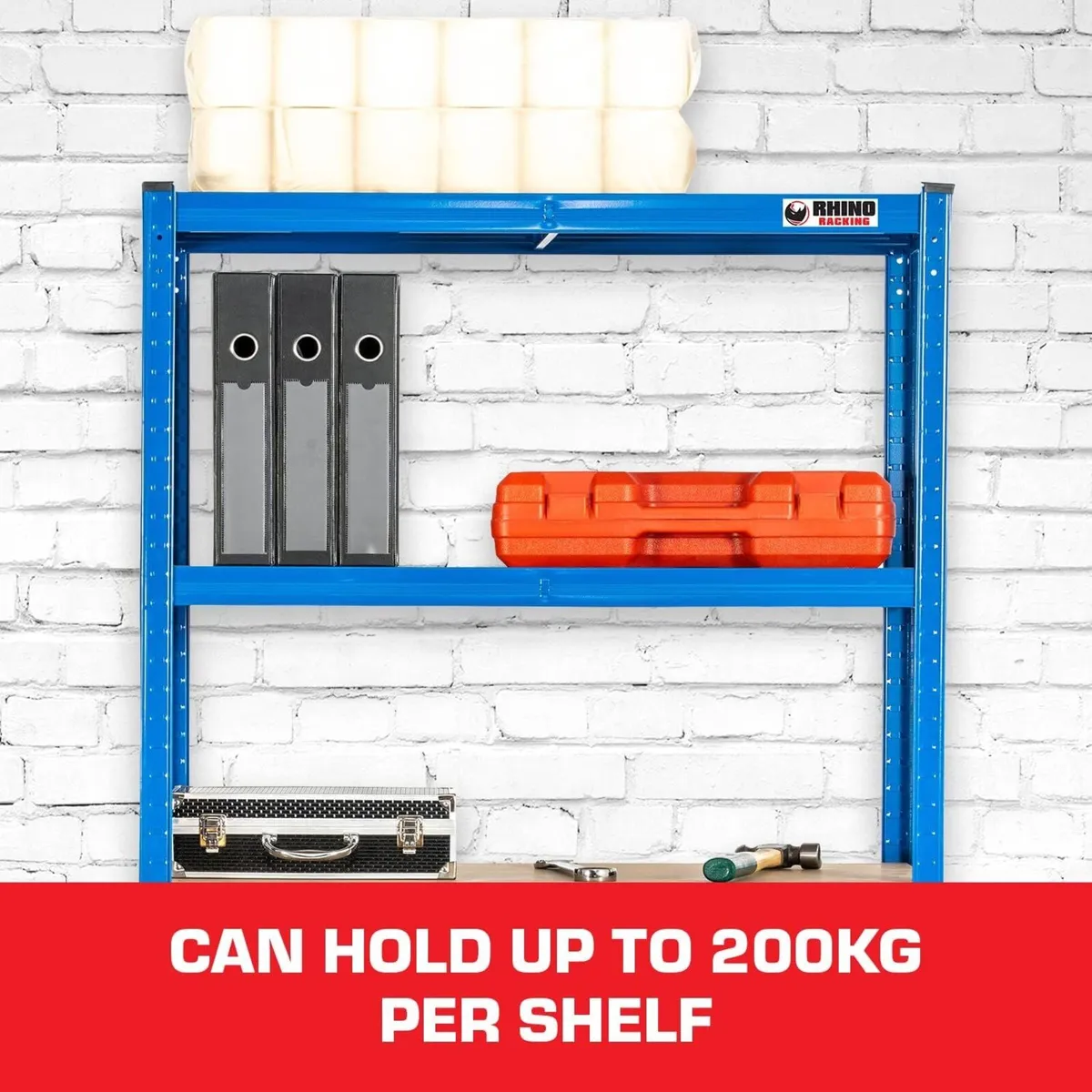 - 2 Bays 5 Tier Heavy-Duty Industrial Storage - Image 3
