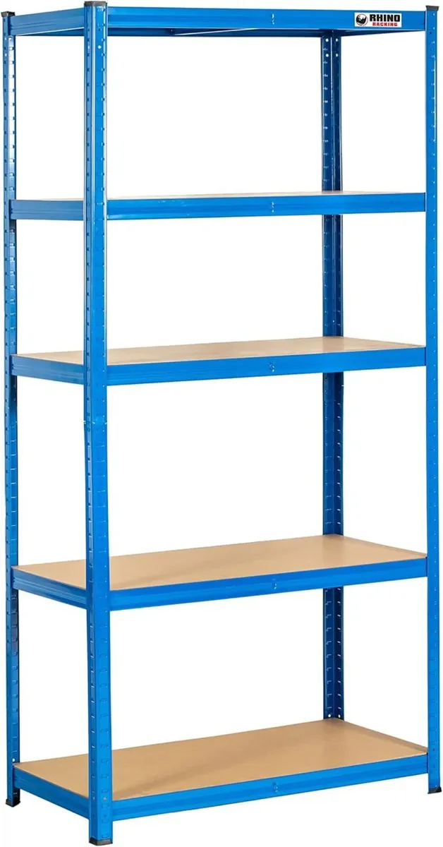 - 2 Bays 5 Tier Heavy-Duty Industrial Storage - Image 1
