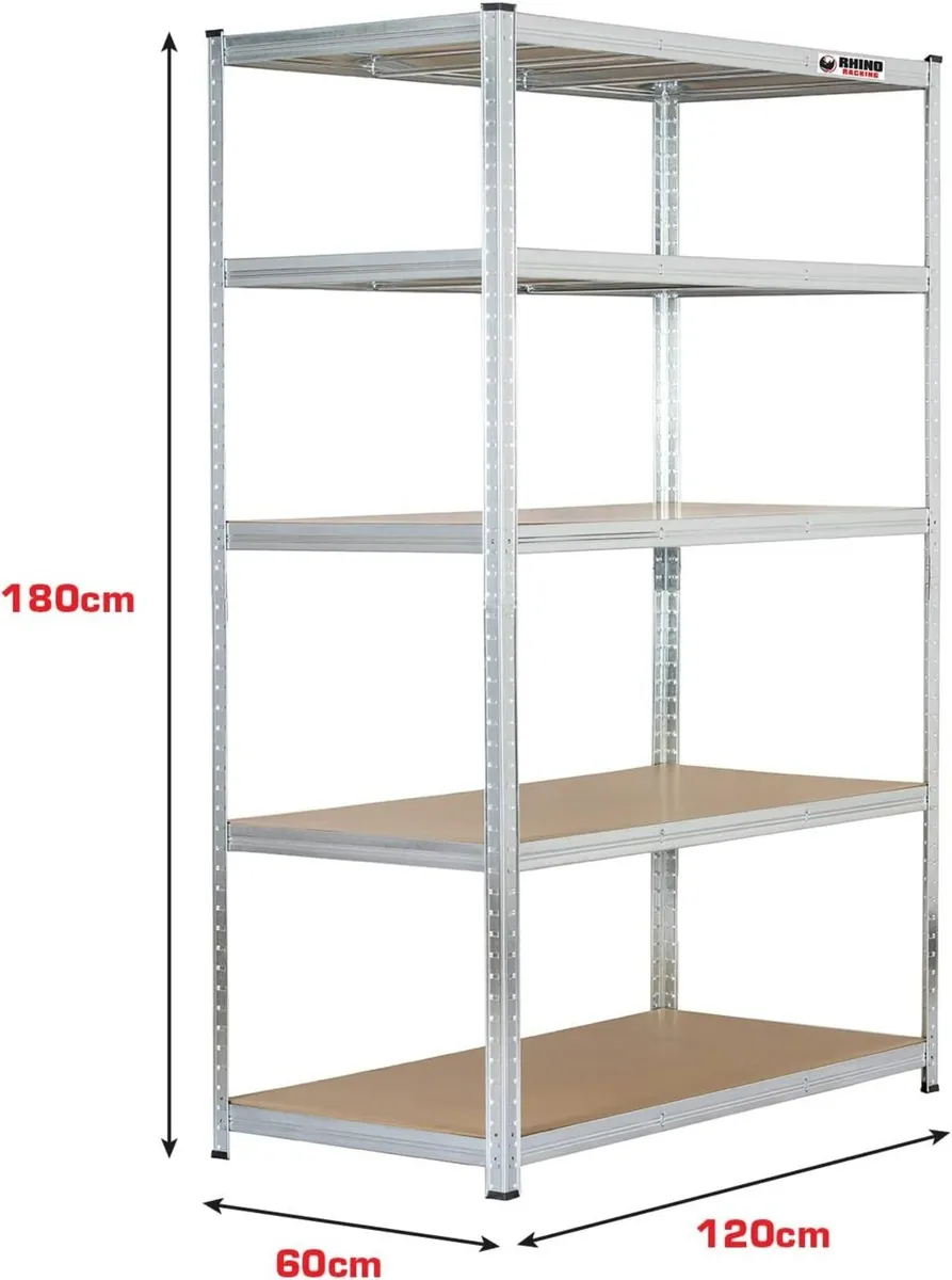 Heavy-Duty Garage Shelving unit – 5-Tier Steel - Image 2