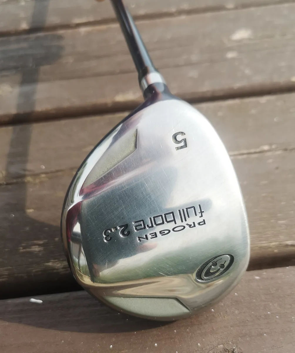 Left Progen, Full Bore 2.3, 18*  5 Wood, reg flex - Image 1